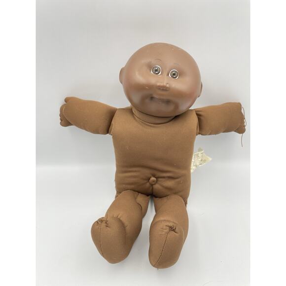 Cabbage Patch Kids Baby Vintage 1978 1982 Black African American Bald 14” - Picture 1 of 13